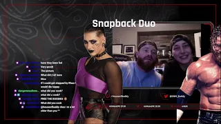 Rhea Ripley & Buddy Mathews twitch livestream 8/27/22