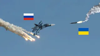 Died immediately! Russian SU-35 pilot and assistant attempt to jump away from Ukrainian missile