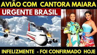 Notícia acaba de chegar: Acidente com Avião que levava a cantora Maiara da dupla com Maraisa