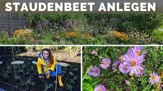 Staudenbeet anlegen - Blumen Beet insektenfreundlich gestalten - Stauden - Blumenbeet - Tipps Ideen