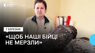 Буковинка шиє спальні мішки для українських бійців