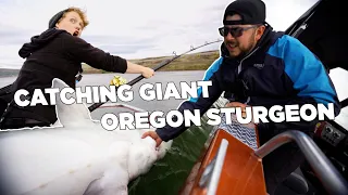 Catching GIANT Sturgeon!  | Oregon Sturgeon Fishing | Ft. PDXfishing