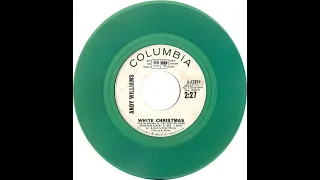 Andy Williams "White Christmas" 45 mono vinyl