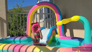 Inflatable rainbow play center🌈