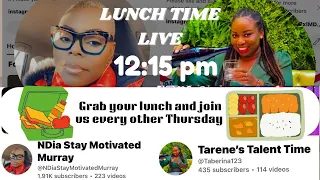 @NDiaStayMotivatedMurray @Taberina123 is going live!