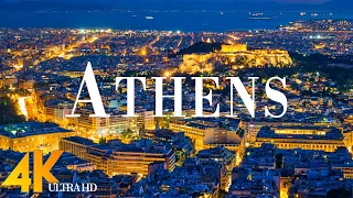 Athens 4K drone view • Fascinating aerial views of Athens | Relaxation film with calming music