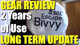 VR: SOL Escape Bivvy long term (2 year) Review | RevHiker