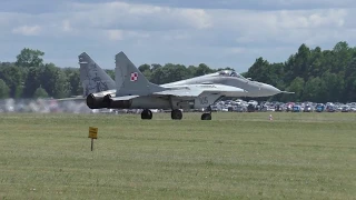 Piknik Lotniczy Świdwin 2018 – pokaz Mig-29 i XA41