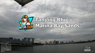 Virtual Run Singapore: Tanjong Rhu to Marina Bay Sands (4K Ultra HD)