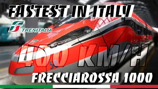 🇮🇹 ITALY'S FLAGSHIP HIGH SPEED TRAIN | FRECCIAROSSA 1000 | A TOP SPEED OF 400KM/PH #travel #italy