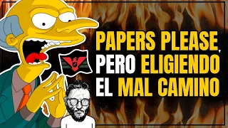 Papers Please pero CONTRA EL GOBIERNO