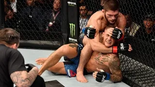 UFC 242: Khabib finishes Dustin via rear naked choke