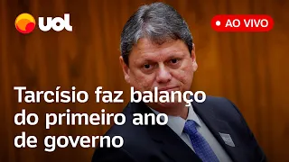 🔴 Tarcísio ao vivo: Governador de SP apresenta os resultados do primeiro ano de gestão do Estado