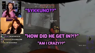 Sykkuno randomly sneaks in and everyone loses it