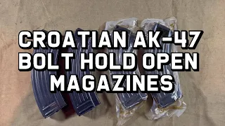 Croatian AK-47 Bolt Hold Open Magazines