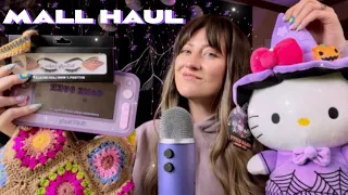 ASMR | Mall Haul & Catch-Up Sesh 🛒🛍 Hot Topic, Victoria’s Secret, FYE, & Earthbound Trading