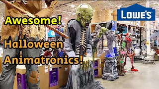 NEW Awesome Scary Halloween Animatronics Decorations at Lowe's Store 2023 Review! 🎃👻