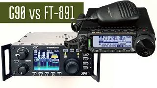 Xiegu G90 и Yaesu FT-891. Сравнение работы в полевых условиях.