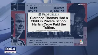 Justice Clarence Thomas let Dallas GOP donor pay for relative's tuition: Report