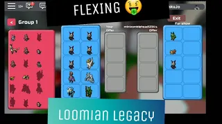 Flexing In Trading Resort On Loomian Legacy!!