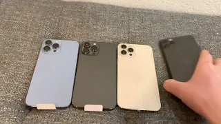 Which iphone 13 PRO MAX color is the best? Graphite vs Blue vs Gold. Unboxing