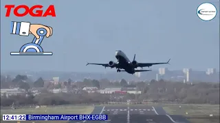 Every GO AROUND ✈️ From STORM ISHA at Birmingham Airport ( BHX )