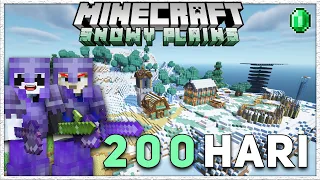 200 Hari Di Minecraft 1.18.1 Tapi SNOWY PLAINS Only