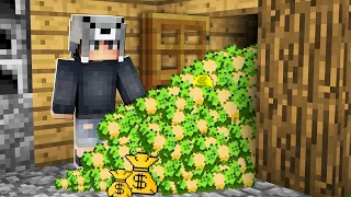 MİLYONER EVİME PARA BIRAKTI 🤑🏠 - Minecraft