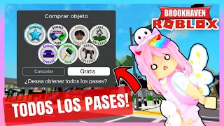 *NUEVO* HACK VIRAL PARA TENER TODOS LOS PASES *GRATIS* EN BROOKHAVEN ¿FUNCIONA? +TIKTOK TRUCOS 😲🎫