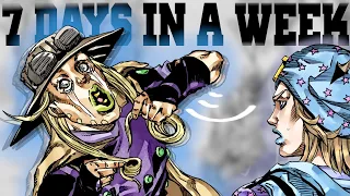 Gyro's 7 days in a week gag | JoJo's Bizarre Adventure part 7 - Steel Ball Run manga animation