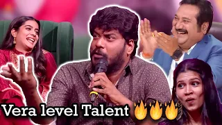 Manikandan Voice...🔥Rajini Kamal Voice mimicry in Super Singer 10