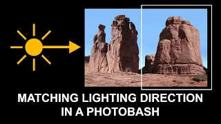 Matching Lighting Direction In A Photobash