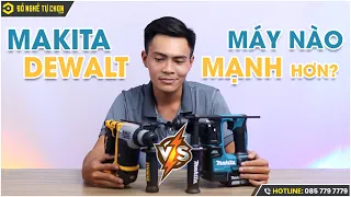 [So sánh] máy khoan pin Dewalt DCH172 và Makita DHR171