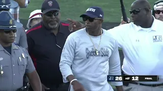 Deion Sanders and Eddie Robinson Jr.'s post-game handshake got a little heated 👀