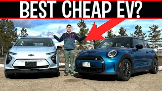 $30K Shootout: Which Affordable New EV Is Best? Chevy Bolt vs MINI SE