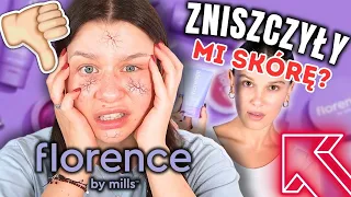 Pielęgnacja Florence by Mills - TESTOWAŁAM PRZEZ MIESIĄC! Te kosmetyki są za drogie 😭 | True Beauty