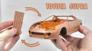 I make a Toyota Supra out of clay, with my own hands, what happens?