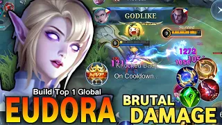 Eudora is coming please hide hehehe😁 | Eudora best build 2024 Build Top 1 Global Eudora