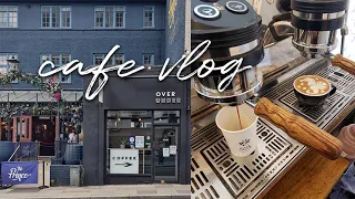 Working alone as a barista in london | 伦敦咖啡师的一天 | cafe vlog