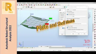 Model Types of Plates and Shells in Autodesk Robot