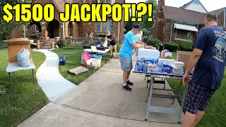 THIS CRAZY YARD SALE JACKPOT COST ME $1