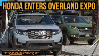 Honda enters Overland Expo West!  Say hello to the TrailSport!