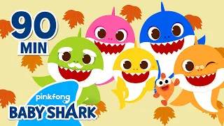 🍁BEST Baby Shark Story Collection | +Compilation | Fall Playlist w/ Stories | Baby Shark Official