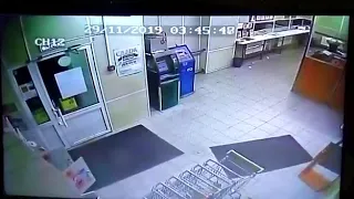 Ограбление банкомата(Тульская область п.Товарковский)