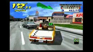 Crazy Taxi - PS2 Gameplay