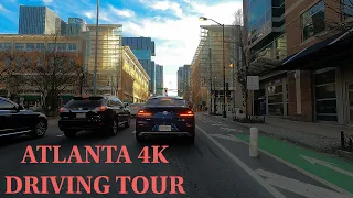 DRIVING MIDTOWN ATLANTA | 4K TOUR