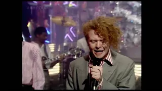 Simply Red  - Holding Back The Years  (Studio, TOTP Christmas 1986)