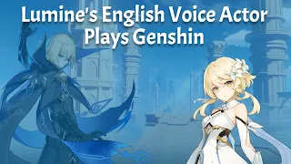 Lumine's English Voice Actor Plays Genshin Impact (Requiem of the Echoing Depths)