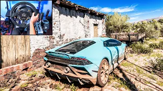 Rebuilding Lamborghini Huracán EVO - Forza Horizon 5 (Steering Wheel + Shifter) Gameplay