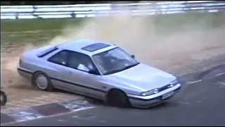 Nordschleife Touristenfahrten Many spins,many too fast drivers 25.06.1995